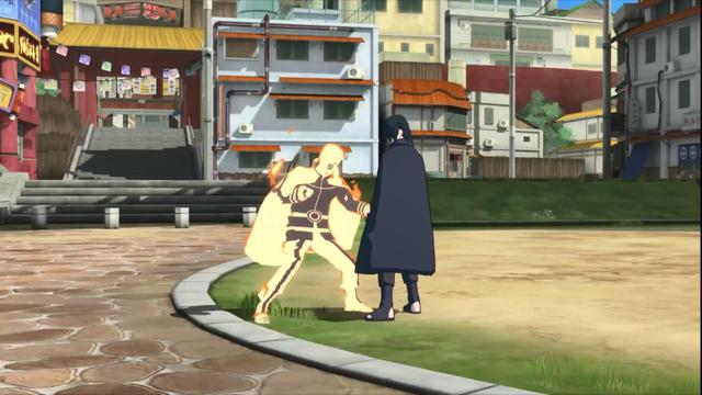 火影忍者究极风暴鸣人佐助觉醒(终极风暴羁绊鸣人佐助新形态实机演示)(1)