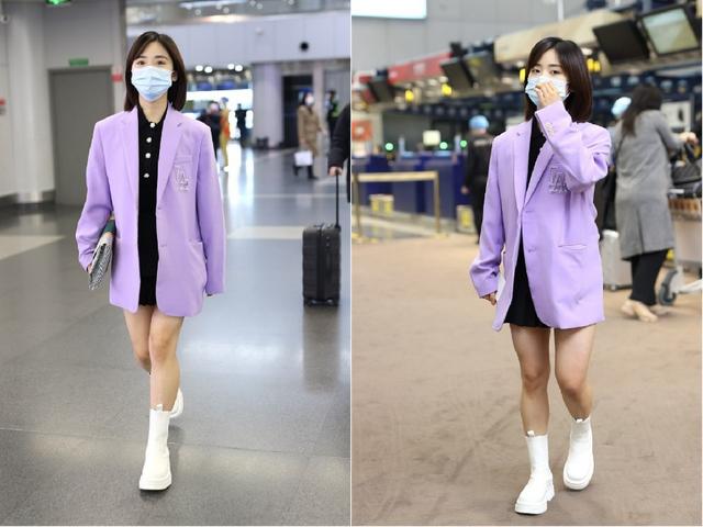 沈月的穿搭显得好时髦（感觉沈月在硬装）(7)