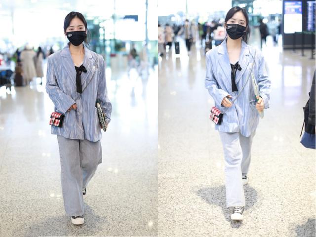 沈月的穿搭显得好时髦（感觉沈月在硬装）(8)