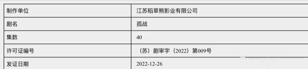 黄景瑜近期上演的电视剧（谍战剧孤战强势来袭）(8)