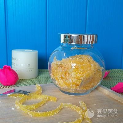 葡萄皮怎么做果脯（自制果脯柠檬皮糖）(17)