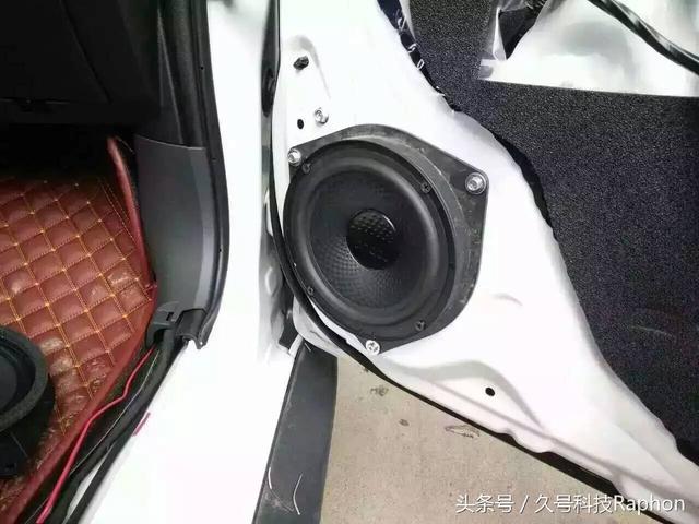 哈弗h1右侧喇叭（长城哈佛H1无损升级汽车音响）(2)
