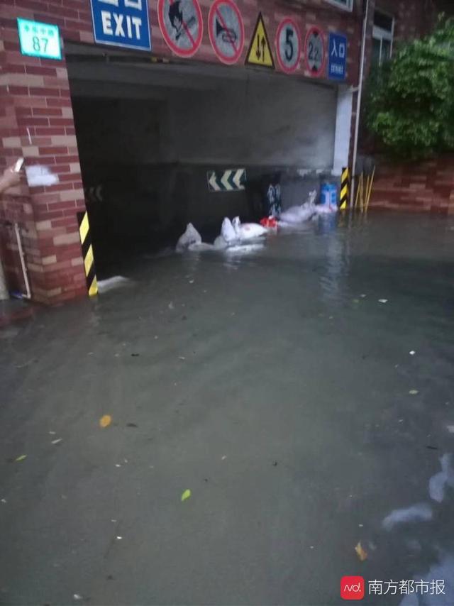 小区内涝是否归物业管（广州暴雨水浸车）(1)