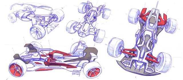 复古跑车f10（RenaultZIRCON赛车设计欣赏）(13)