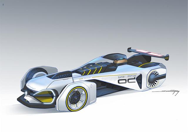 复古跑车f10（RenaultZIRCON赛车设计欣赏）(2)