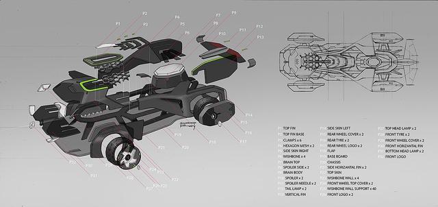 复古跑车f10（RenaultZIRCON赛车设计欣赏）(23)