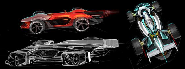 复古跑车f10（RenaultZIRCON赛车设计欣赏）(6)