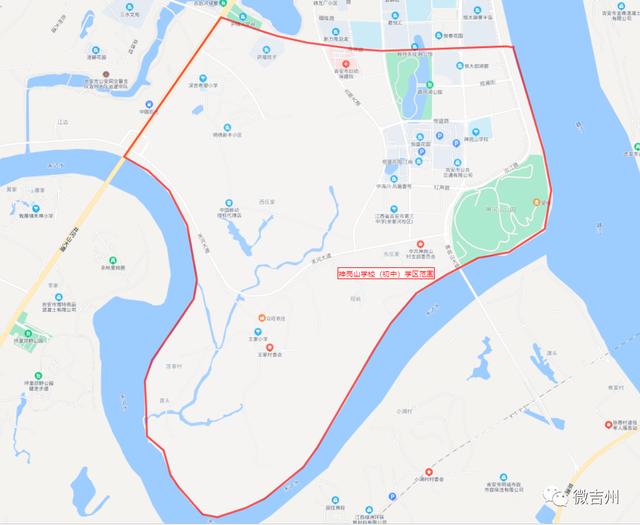 吉州区学区如何划分一类二类（2022年吉州区最全学区分布图）(2)