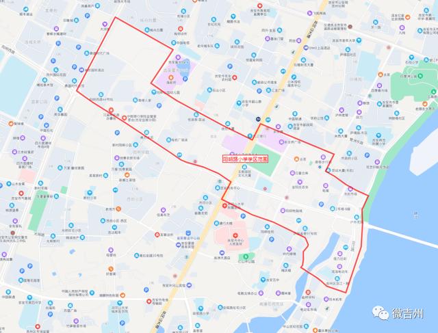 吉州区学区如何划分一类二类（2022年吉州区最全学区分布图）(23)