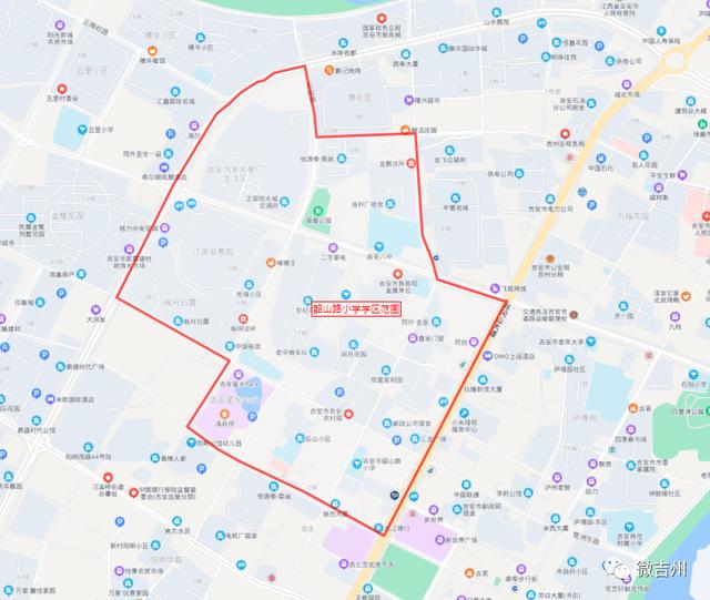 吉州区学区如何划分一类二类（2022年吉州区最全学区分布图）(27)
