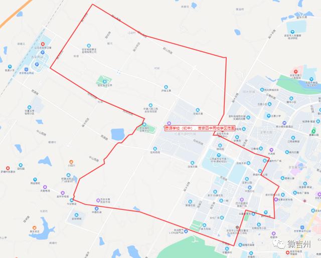 吉州区学区如何划分一类二类（2022年吉州区最全学区分布图）(6)