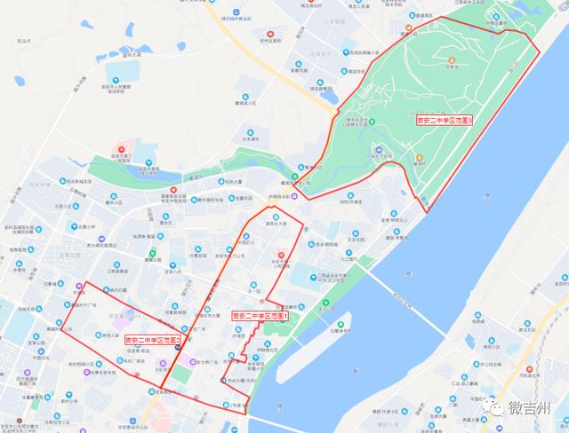吉州区学区如何划分一类二类（2022年吉州区最全学区分布图）(8)