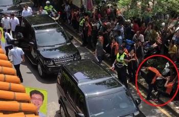 蔡英文车队撞伤七旬老太（蔡英文车队撞伤七旬老太）(2)